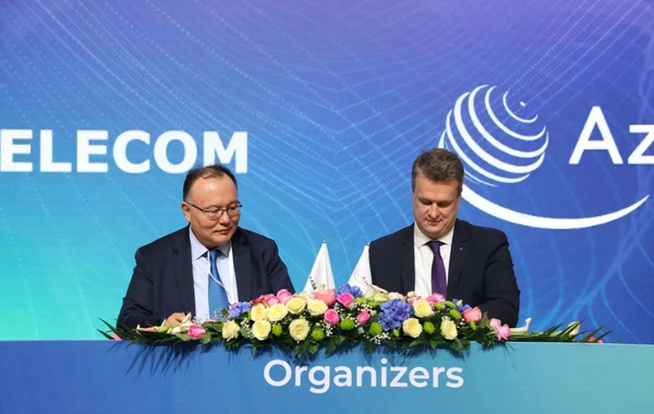 "AzerTelecom" и "Казахтелеком" подписали меморандум о стратегическом партнерстве по Транскаспийскому проекту - ФОТО