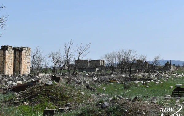 Ağdamın Sarıcalı kəndinin təməli qoyulub - FOTO