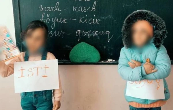Dörd şagirdli məktəbin müəllim-direktoru təəssüratlarını DANIŞDI - FOTO