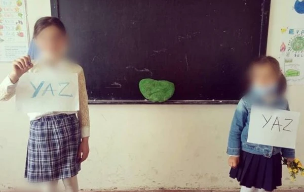 Dörd şagirdli məktəbin müəllim-direktoru təəssüratlarını DANIŞDI - FOTO