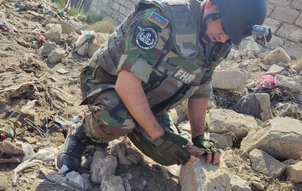 Bakıda qumbara aşkarlanıb - FOTO/VİDEO