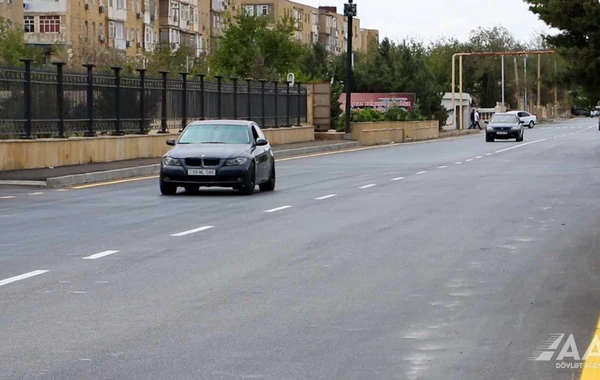 Bakının bu küçəsinin təmiri yekunlaşıb - FOTO/VİDEO