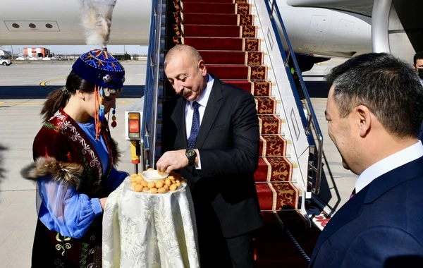 Президент Азербайджана отбыл в Кыргызстан с государственным визитом - ОБНОВЛЕНО + ФОТО