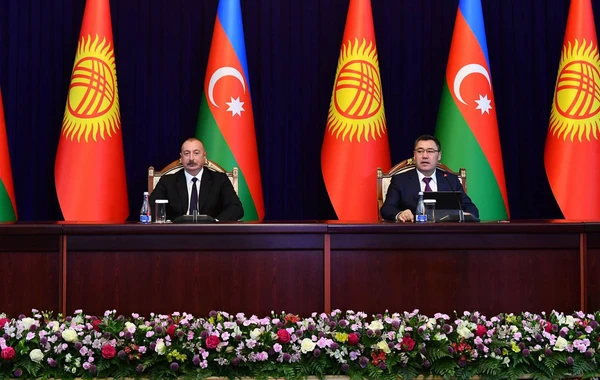 Azərbaycan və Qırğızıstan prezidentləri mətbuata bəyanatlarla çıxış ediblər - YENİLƏNİB