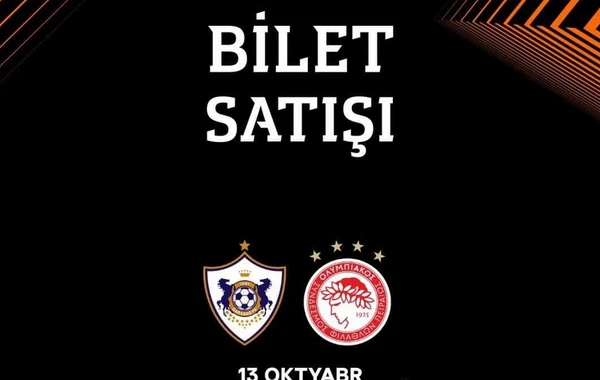 "Qarabağ" - "Olimpiakos" oyununa cəmi 2 min bilet qalıb