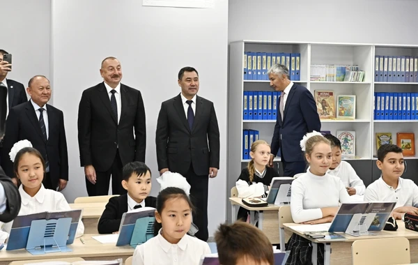Bişkekdə Heydər Əliyev adına Məktəbin açılışı olub - FOTO - YENİLƏNİB