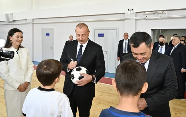 Bişkekdə Heydər Əliyev adına Məktəbin açılışı olub - FOTO - YENİLƏNİB