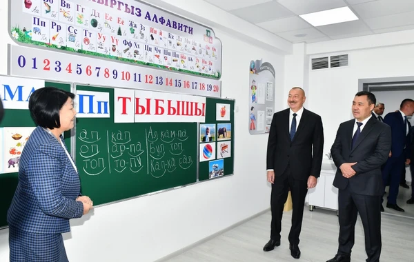 Bişkekdə Nizami Gəncəvi adına məktəbin açılış mərasimi keçirilib - YENİLƏNİB