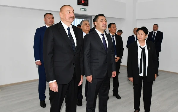 Bişkekdə Nizami Gəncəvi adına məktəbin açılış mərasimi keçirilib - YENİLƏNİB