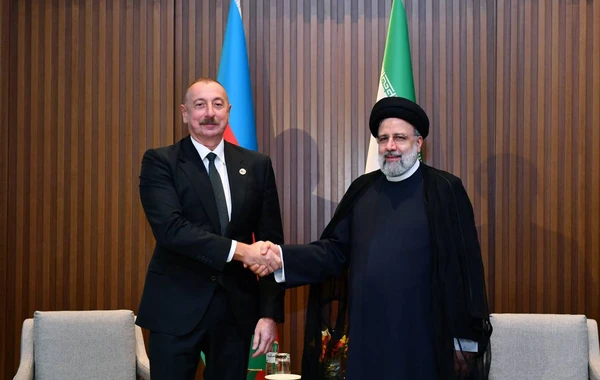 Astanada Azərbaycan və İran prezidentlərinin görüşü olub - FOTO - YENİLƏNİB