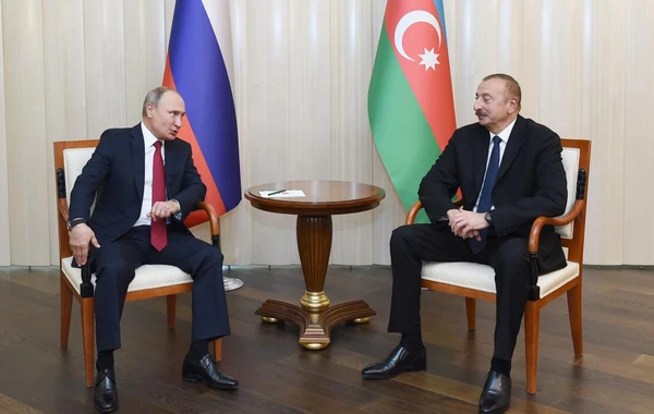 İlham Əliyevin Astanada Vladimir Putinlə görüşü baş tutub - FOTO - YENİLƏNİB