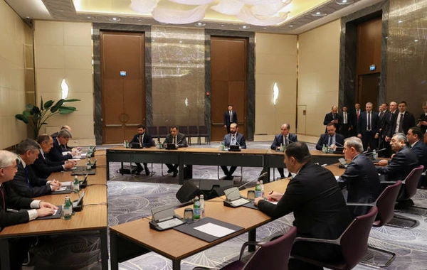 Azərbaycan, Rusiya və Ermənistan XİN rəhbərlərinin görüşü keçirilib - FOTO