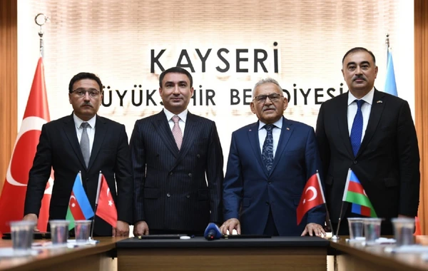 Şuşa və Kayseri şəhərləri qardaşlaşıb - FOTO