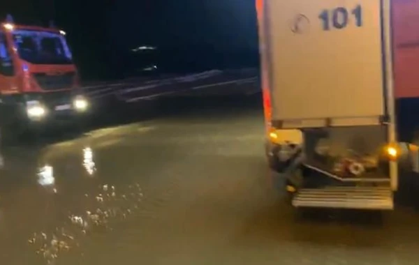 Bakı-Qazax avtomagistralında problem aradan qaldırılıb - VİDEO
