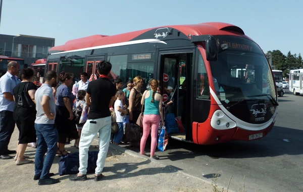 Azərbaycanda sərnişindaşıma 39% artıb