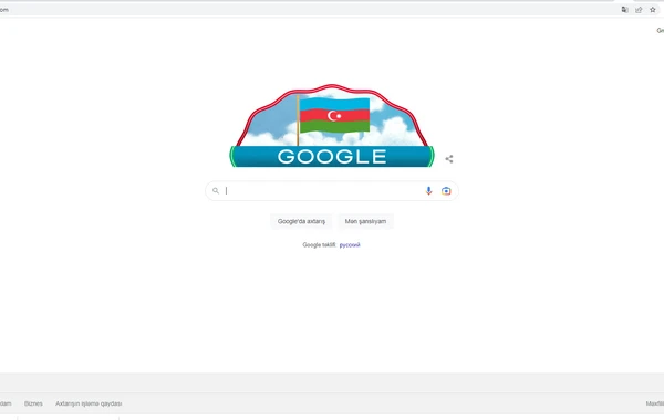 "Google" Azərbaycanı belə təbrik etdi - FOTO