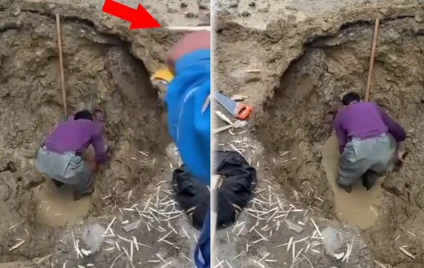 "Azərsu" partlayan boruya çüy taxıb? - ŞİKAYƏT - VİDEO