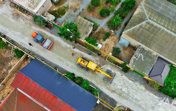 Bakının Cəfər Cabbarlı küçəsi təmir edilir - FOTO/VİDEO