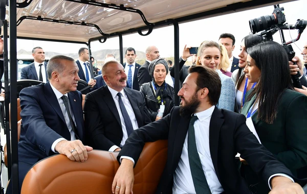 Azərbaycan və Türkiyə prezidentləri Zəngilanda “Dost Aqropark”-ın açılışında iştirak ediblər - FOTO - YENİLƏNİB