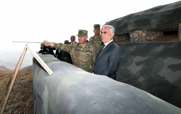 Naxçıvanın strateji yüksəkliklərində müdafiə istehkamları möhkəmləndirilib - FOTO