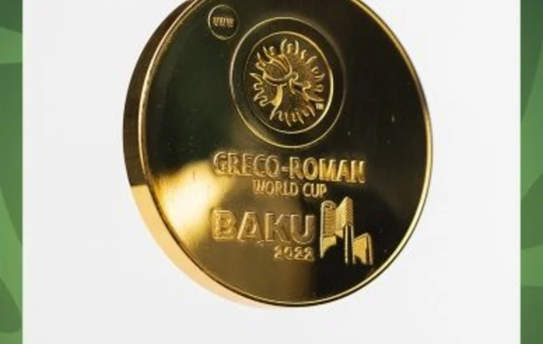 Подготовлены медали предстоящего Кубка мира по греко-римской борьбе, который пройдет в Баку - ФОТО