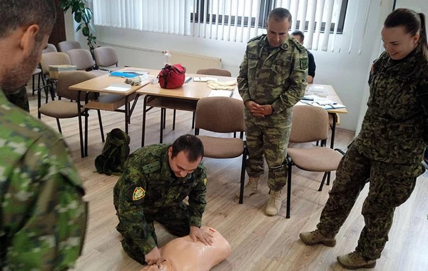 Azərbaycan hərbçiləri NATO kursunda iştirak ediblər - FOTO/VİDEO
