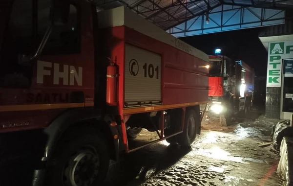 Пожар на рынке в Сабирабаде потушен, есть пострадавшие - ОБНОВЛЕНО + ВИДЕО