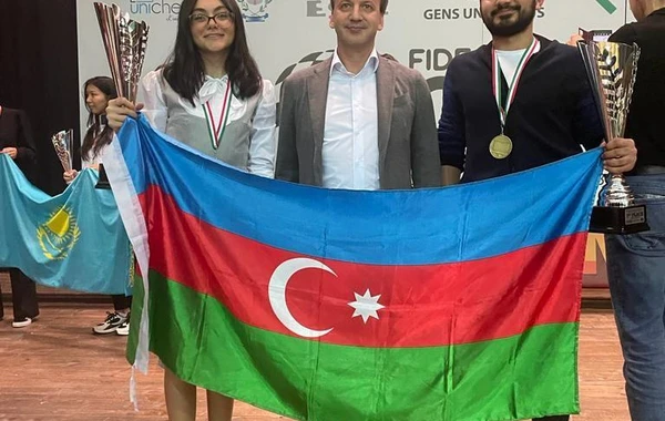 FIDE prezidenti azərbaycanlı dünya çempionlarını təbrik edib - FOTO