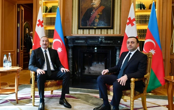 Состоялась встреча Президента Азербайджана с премьер-министром Грузии один на один - ФОТО