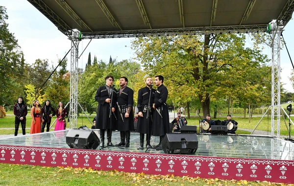 Gürcüstanın Mçxeti rayonundakı Muxrani sarayında mədəni proqram təqdim edilib - YENİLƏNİB - FOTO