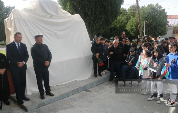 Qaxda şəhid bulağının açılışı olub - FOTO