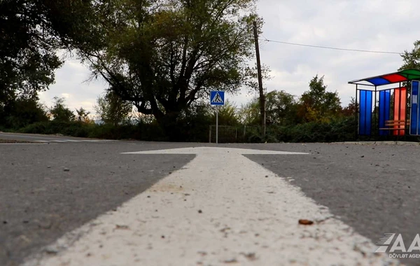 Qəbələdə 10 yaşayış məntəqəsini əhatə edən yollar yenidən qurulub - VİDEO/FOTO