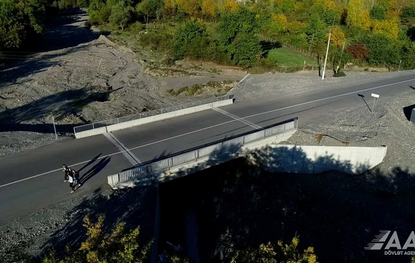 Qəbələdə 10 yaşayış məntəqəsini əhatə edən yollar yenidən qurulub - VİDEO/FOTO