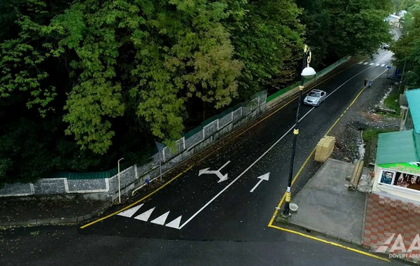 Qəbələdə 10 yaşayış məntəqəsini əhatə edən yollar yenidən qurulub - VİDEO/FOTO