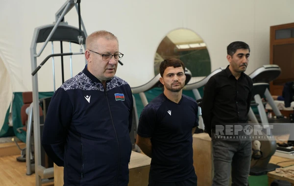 Сборная Азербайджана готовится к Кубку мира в Баку - ФОТО