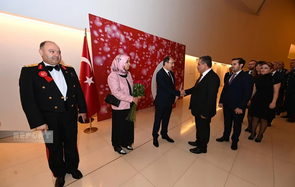 Heydər Əliyev Mərkəzində Türkiyənin yaranmasının 99-cu ildönümü qeyd olunub - FOTO