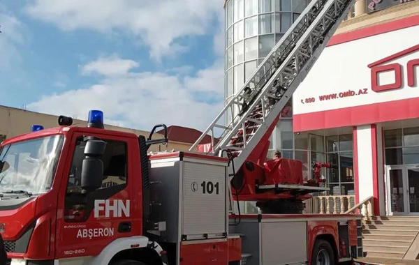 Пожар в ресторане в Масазыре потушен - ОБНОВЛЕНО + ФОТО