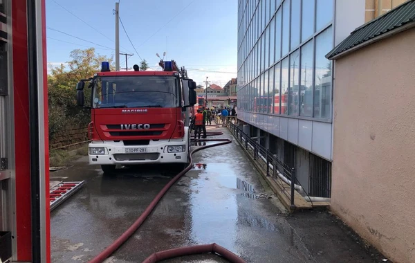Пожар в ресторане в Масазыре потушен - ОБНОВЛЕНО + ФОТО