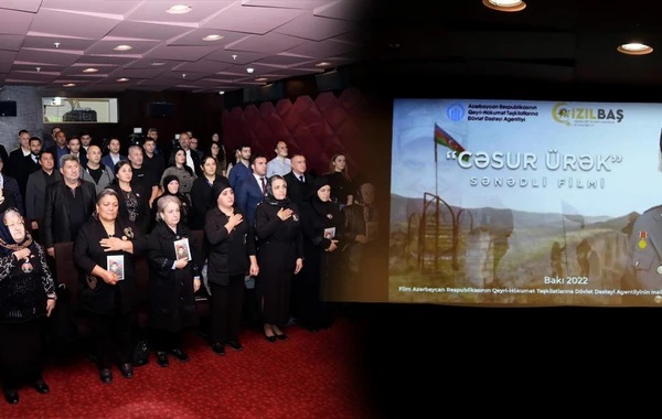 “Cəsur ürək”: Vətən müharibəsi şəhidi haqqında film təqdim edildi - FOTOLAR/VİDEO