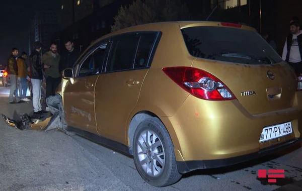 Abşeronda zəncirvari yol qəzasında bir nəfərin qolu sınıb - FOTO