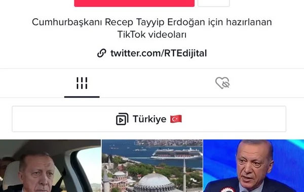 Ərdoğan “TikTok”da hesab açdı - Ən çox bu videosu izləndi - FOTO