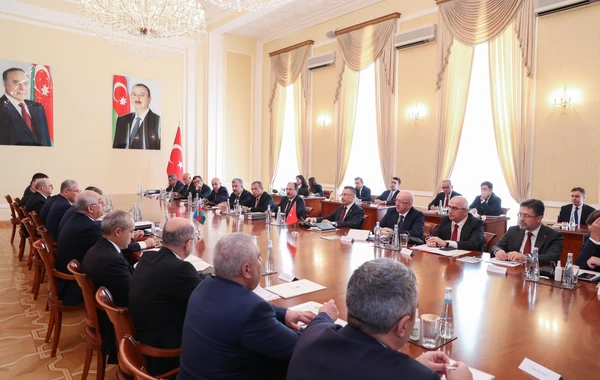 Azərbaycan-Türkiyə birgə Hökumətlərarası Komissiyanın iclası keçirilib - FOTO