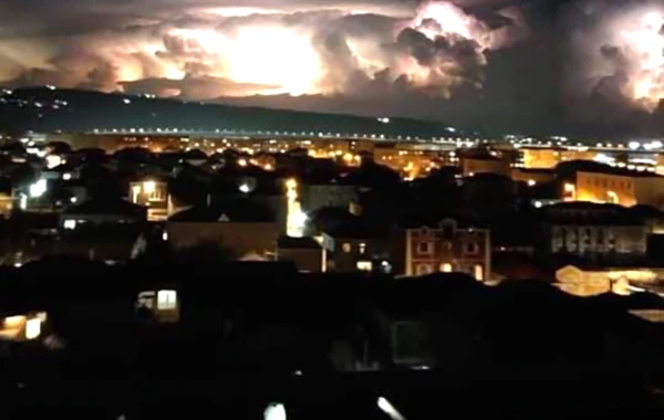 Bakı səmasında bu görüntü hamının marağına SƏBƏB OLDU - FOTO/VİDEO