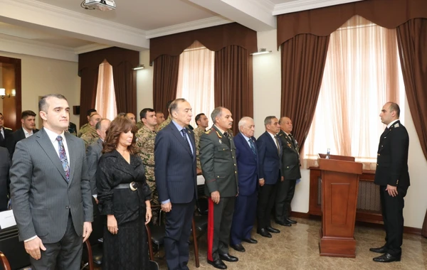 Hərbi Prokurorluqda Zəfər Günü münasibətilə tədbir keçirilib - FOTO