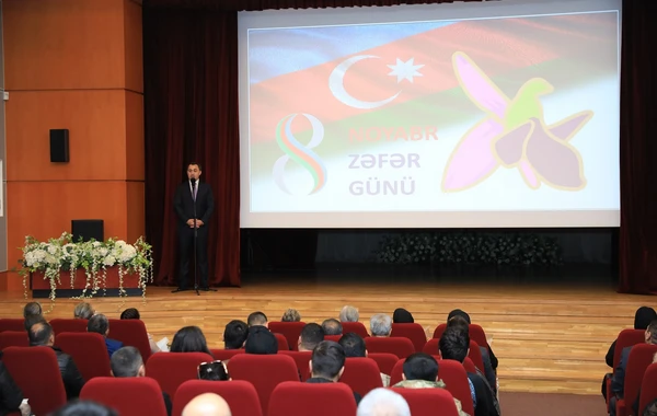 Bakıda 8 Noyabr – Zəfər Günü münasibətilə tədbir keçirilib - FOTO