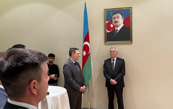Litvada Zəfər Günü və Dövlət Bayrağı Günü qeyd edilib - FOTO