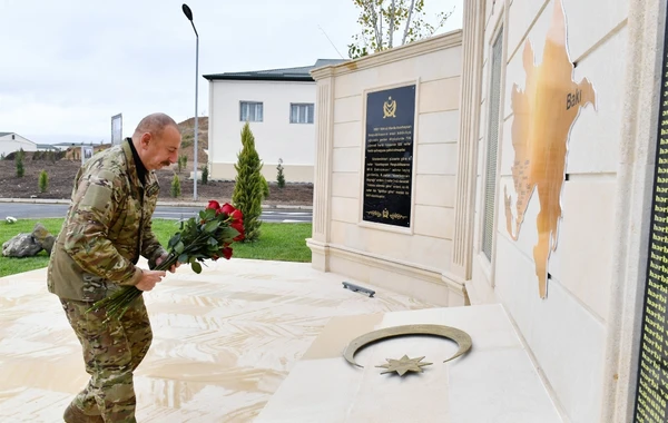 Ильхам Алиев ознакомился с условиями, созданными в новой воинской части в Физулинском районе - ФОТО