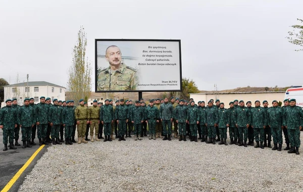 Cəbrayılda DSX-nin hərbi hissəsində hərbi xəstəxana, idman və yaşayış kompleksləri istifadəyə verilib - FOTO