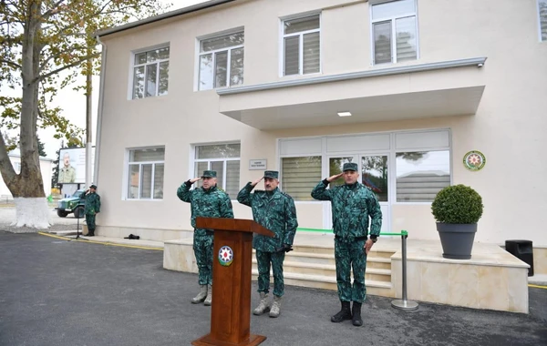 Cəbrayılda DSX-nin hərbi hissəsində hərbi xəstəxana, idman və yaşayış kompleksləri istifadəyə verilib - FOTO
