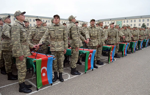 Azərbaycan Ordusunda andiçmə mərasimləri keçirilib - FOTO/VİDEO